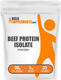 BulkSupplements.com Beef Protein Isolate Powder - Lactose Free Protein Powder, Beef Protein Powder - Unflavored & Gluten Free, 30g per Serving, 1kg (2.2 lbs) (Pack of 1)
