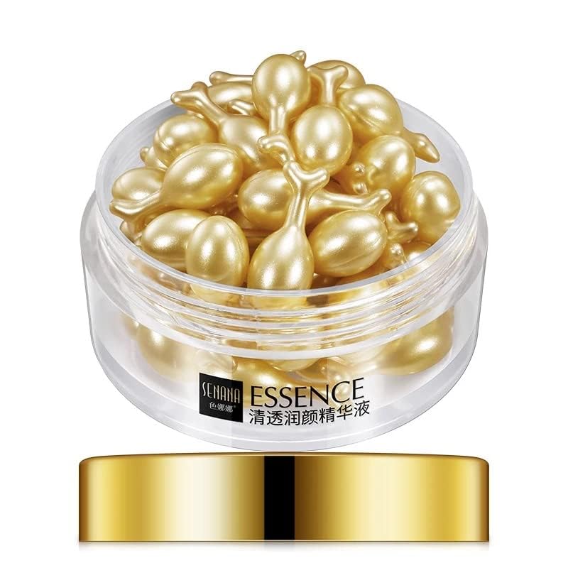 Active Skin Repair, Nourishing Anti Aging Night Serum Capsules for Face - Vitamin E, Supports Facial Skin Brightening and Corrects Dark Spots (1)