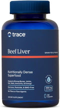 Trace Minerals Beef Liver, 500mg - Bone Health & Energy Support Supplement - Nutritional Supplement Aids Healthy Skin & Immunity - Beef Liver Supports Healthy Organs - 180 Capsules (30 Servings)