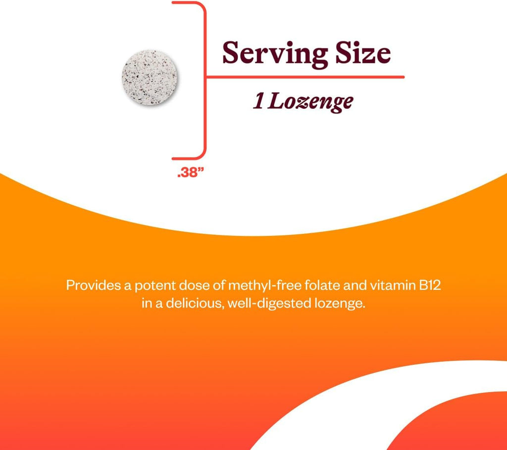 Seeking Health Hydroxo B12 with Folinic Acid, 1,000 mcg Vitamin B12 and 800 mcg DFE Folate Supplement, Supports Methylation and Homocysteine Levels, Energy Support, Vegan & Vegetarian (60 lozenges)*