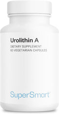Supersmart Urolithin A - Advanced Mitochondrial & Cellular Renewal Supplement - Pomegranate Extract | Non-GMO & Gluten-Free - 60 Vegetarian Capsules