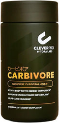 Carbivore Glucose Disposal Agent – Supplement & Metabolism Booster– Supports Carbohydrate Metabolism, Converts Body Fat to Energy – 60 Capsules