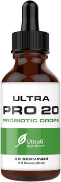 Probiotics for Women, Men and Kids - 20 Strain Liquid Probiotic Supplement for Digestive & Gut Health