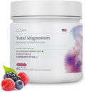 Total Magnesium Complex Powder, Berry Flavored Magnesium Supplement for Sleep Stress & Digestion Advanced 5-blend Formula with Glycinate, Citrate, Malate, Taurate, Carbonate, 60 Servings