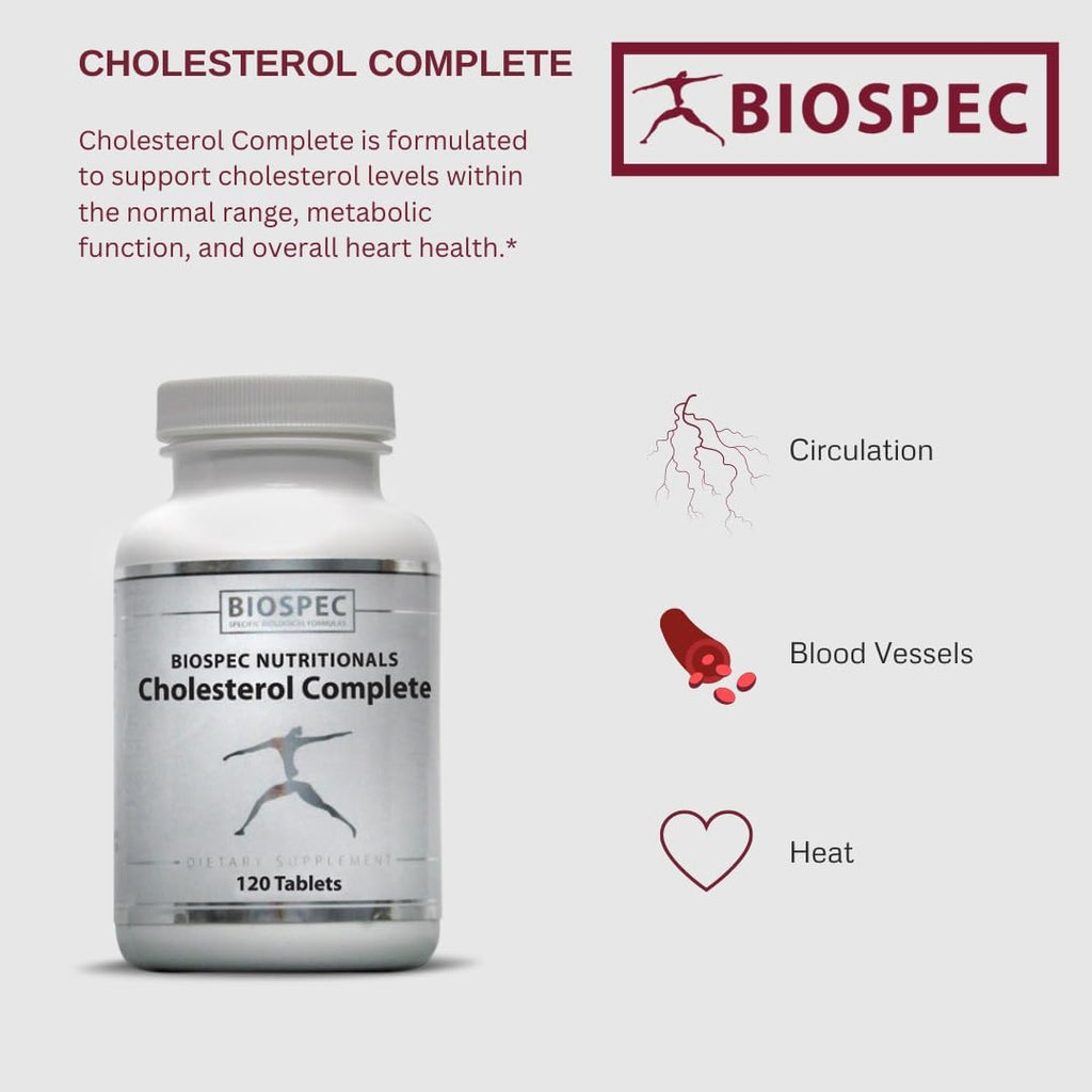 Cholesterol Complete - Natural Cholesterol Support for Cardiovascular and Heart Health* - Red Yeast Rice, CO-Q-10, Hawthorn, Magnesium (240 Tablets)