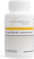 Integrative Therapeutics Heartburn Advantage - Supports Occasional Heartburn & Bloating* - GI Support with Licorice Root Extract and Ginger Root Extract* - Gluten-Free & Vegan - 60 Capsules