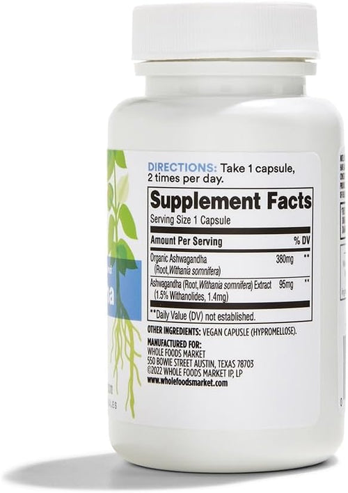 365 By Whole Foods Market, Ashwagandha, 60 Count