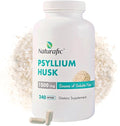Psyllium Husk Capsules 1500mg – 100% Natural Fiber Supplement for Digestive Health & Regularity – Supports Gut Health & Weight Management – Non-GMO – 240 Capsules