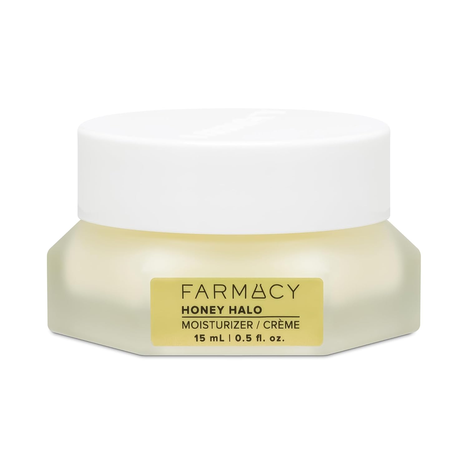 Farmacy Ceramide Face Moisturizer - Honey Halo Hydrating Facial Moisturizer for Dry Skin - Plumps, Soothes + Restores Skin with Potent Ceramides + Buckwheat Honey for a Dewy, Healthy Glow (15ml)