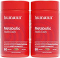 Humann Metabolic Health Daily, Triple-Action Blood Sugar & Glucose Support, Mulberry Leaf Extract & Green Tea Extract Phytosome, Metabolic Balance Supplement, Plant-Based Non-GMO, 120 Capsules