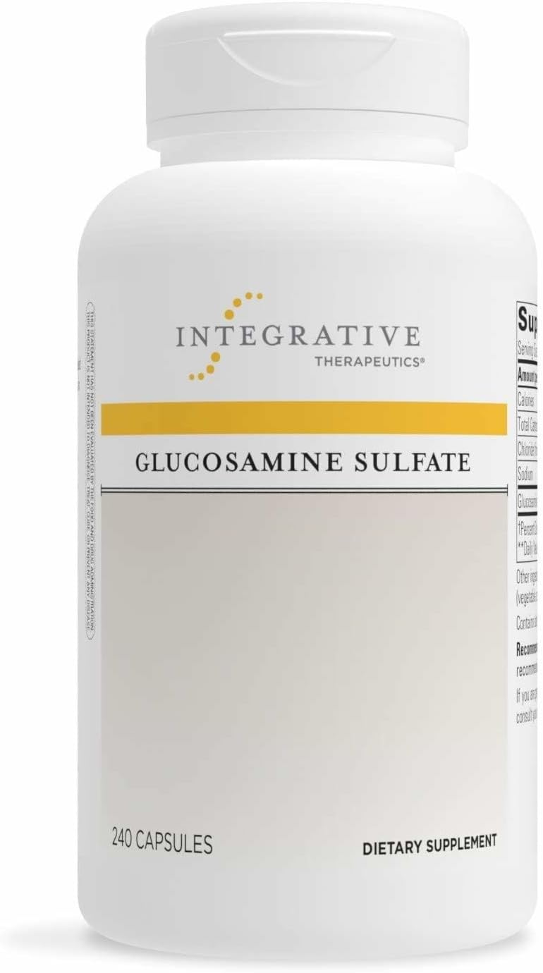 Integrative Therapeutics Glucosamine Sulfate - Cartilage Support Supplement* - Building Block of Cartilage - Gluten-Free & Dairy-Free - 240 Capsules (80 Servings)