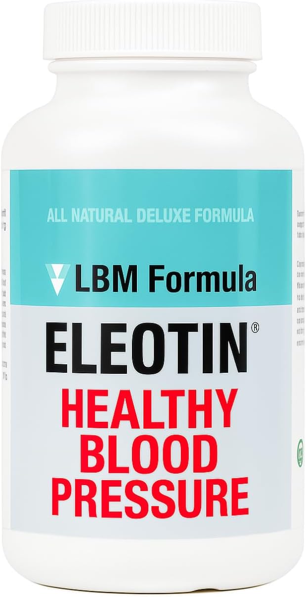 Eleotin (Value Pack) LBM | Herbal Supplements for Blood Circulation & Heart Health | Natural TCM Formula -Supports Healthy Blood Pressure, Arteries & Cholesterol | 270 Capsules, 400 mg Each