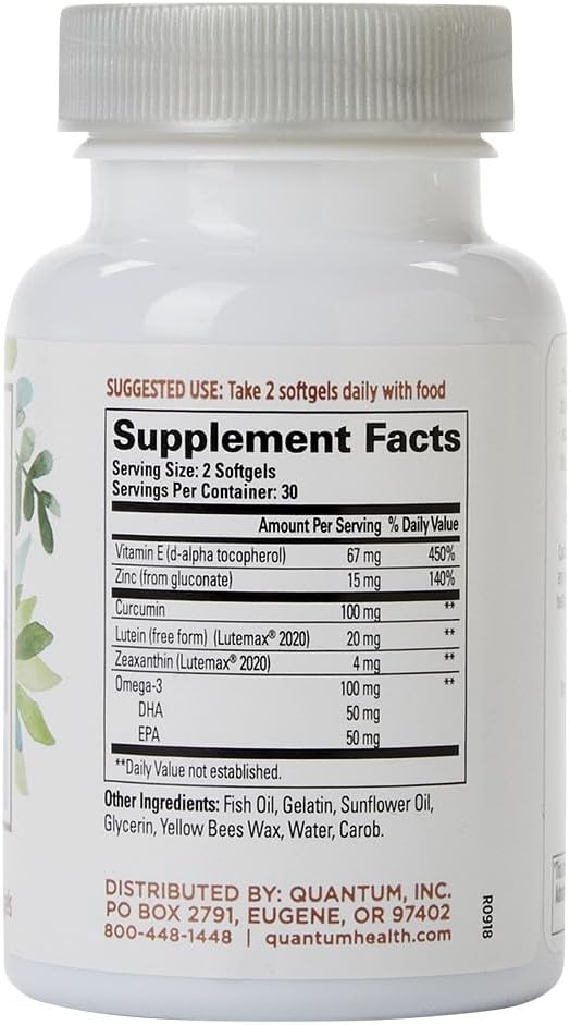 Quantum Health Digital Blue Eye Health, 60 Softgels