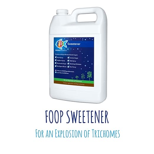 FOOP Sweetener: Organic Terpene Enhancer for Plants | Creates an Explosion of Trichomes | Contains 8 Organic Sugars | Works with All Growing Media and Nutrient Lines (1 Gallon, 2 Pack)
