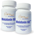 Pure Melatonin 60mg | 120 High-Dose Easy-to-Swallow Capsules | Natural Sleep Aid | Non-Habit Forming | Holistic Wellness