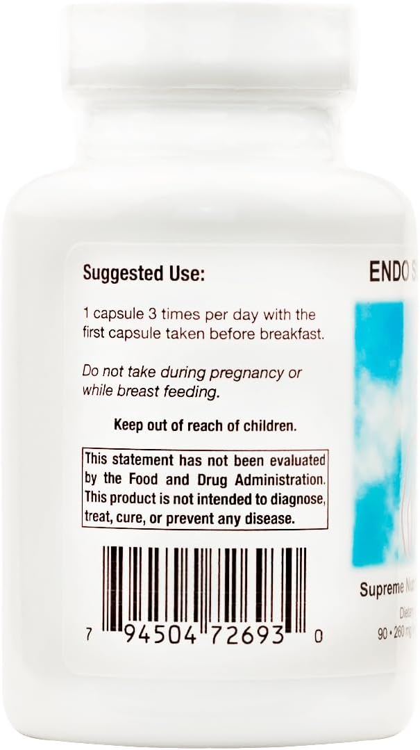 Supreme Nutrition Endo Supreme, 90 Pure Suma Root Vegetarian Capsules (Pack of 2)