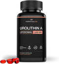 Urolithin-A Liposomal, 1000mg, 60 Vegan Capsules, Gluten Free, Mitochondrial Support Supplement