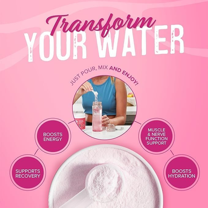 JUNP Electrolytes Powder No Sugar No Carbs - Exotic Tropical Dragonfruit Limeade Drink Mix - Potassium & Salt Electrolyte Hydration Powder Zero Calorie Sugar Free Electrolyte Powder, 180 Servings
