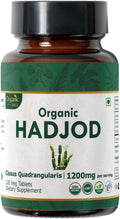 Hadjod 120 Tablets – USDA Organic Cissus Quadrangularis – Supports Joint Strength & Mobility*