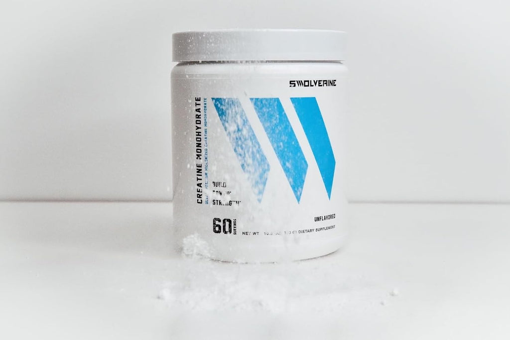 Swolverine® Creatine Monohydrate Powder – 60 Servings | 100% Pure, Micronized Creatine for Muscle Strength, Power & Recovery