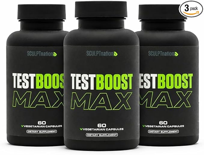 Sculpt Nation - Tribulus Terrestris Supplement with Ashwagandha, Tribulus Extract and American Ginseng Root - 60 Gluten Free Capsules - (3, 60 Count (Pack of 3))