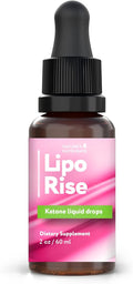 LipoRise Drops – Natural Liquid Supplement with 100% Plant-Based Ingredients, maca root, grape seed & citrus extracts | Non-GMO | GMP Certified | Made in USA | 60 mL, 60 Servings, 1 Month Supply
