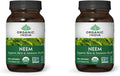 ORGANIC INDIA Neem Leaf Capsules, Herbal Supplement - Supports Skin, Immune, & Liver Health, Detox, Vegan, Gluten-Free, USDA Certified Organic - 90 Capsules (2-Pack)