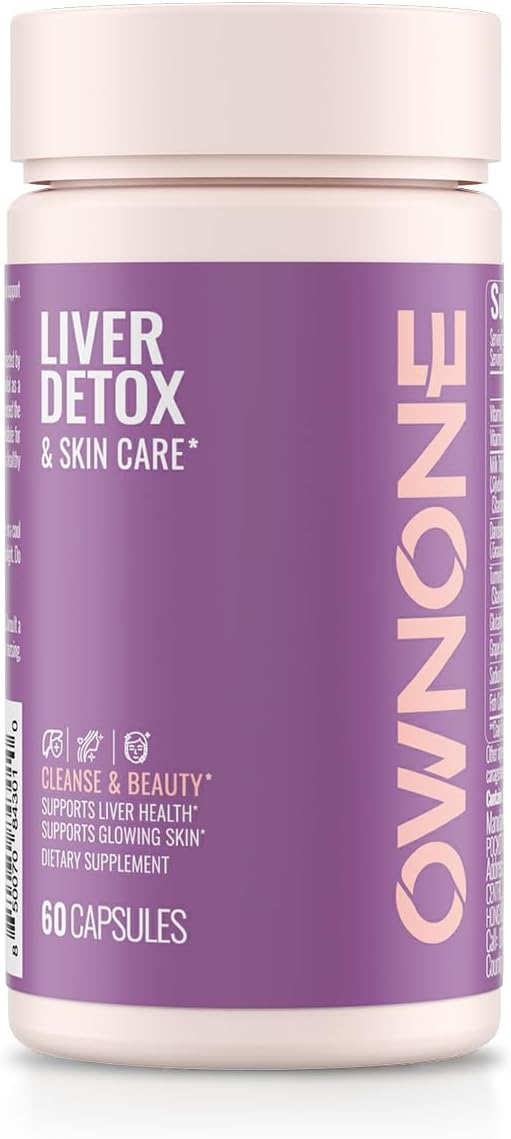 Liver Cleanse Detox & Repair Supplement for Live Health & Cleanse, Liver Support Supplement with Milk Thistle, Dandelion and Turmeric Extract, Non-GMO, 60 Vegetarian Capsules