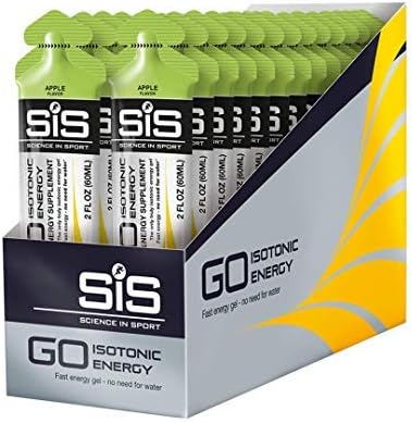 SIS Isotonic Energy Gels, 22g Fast Acting Carbohydrates, Performance & Endurance Sport Nutrition for Athletes, Energy Gels for Running, Cycling, Triathlon, Pineapple - 2 oz - 30 Pack