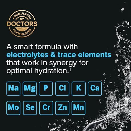 Essential Nutrition Hydrolift Electrolytes - Powerful Hydration Formula - with Trace Elements & Minerals - Keto Friendly - Sugar Free - Unflavored - 30 Sticks
