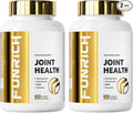 Joints Health Suppplement, Glucosamine Chondroitin MSM - Joint Support Supplement for Women and Men with Turmeric, MSM &Boswellia, for Cartilage, Joint Health and Flexibility - 2 Bottles