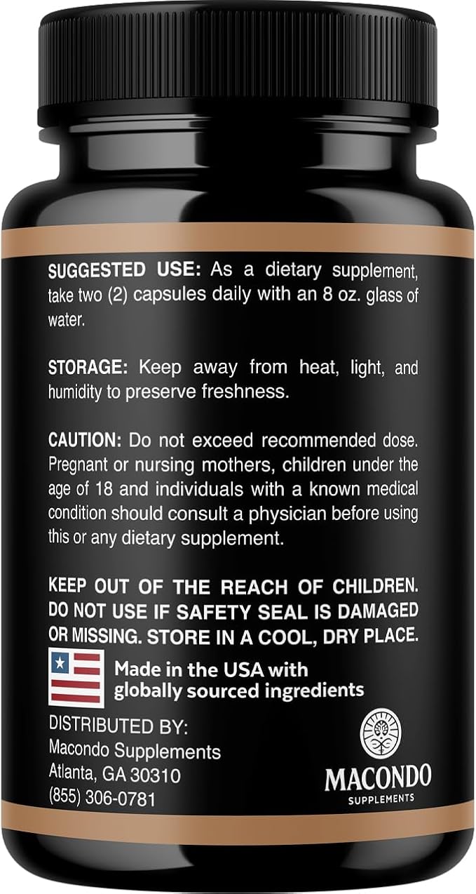 Alpha Blend Capsules - Official AlphaBlend Pills Advanced Formula Support - Maximum Strength, All Natural Supplement for Overall Health & Wellness, 60 Capsules for 1 Month