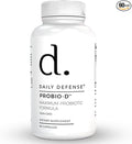 Probiotic Immune Support Supplement - Daily Probiotics for Men with Constipation & Gas - Digestion and Bloating Supplement & Probiotics for Women - 60 Capsules, PROBIO-D