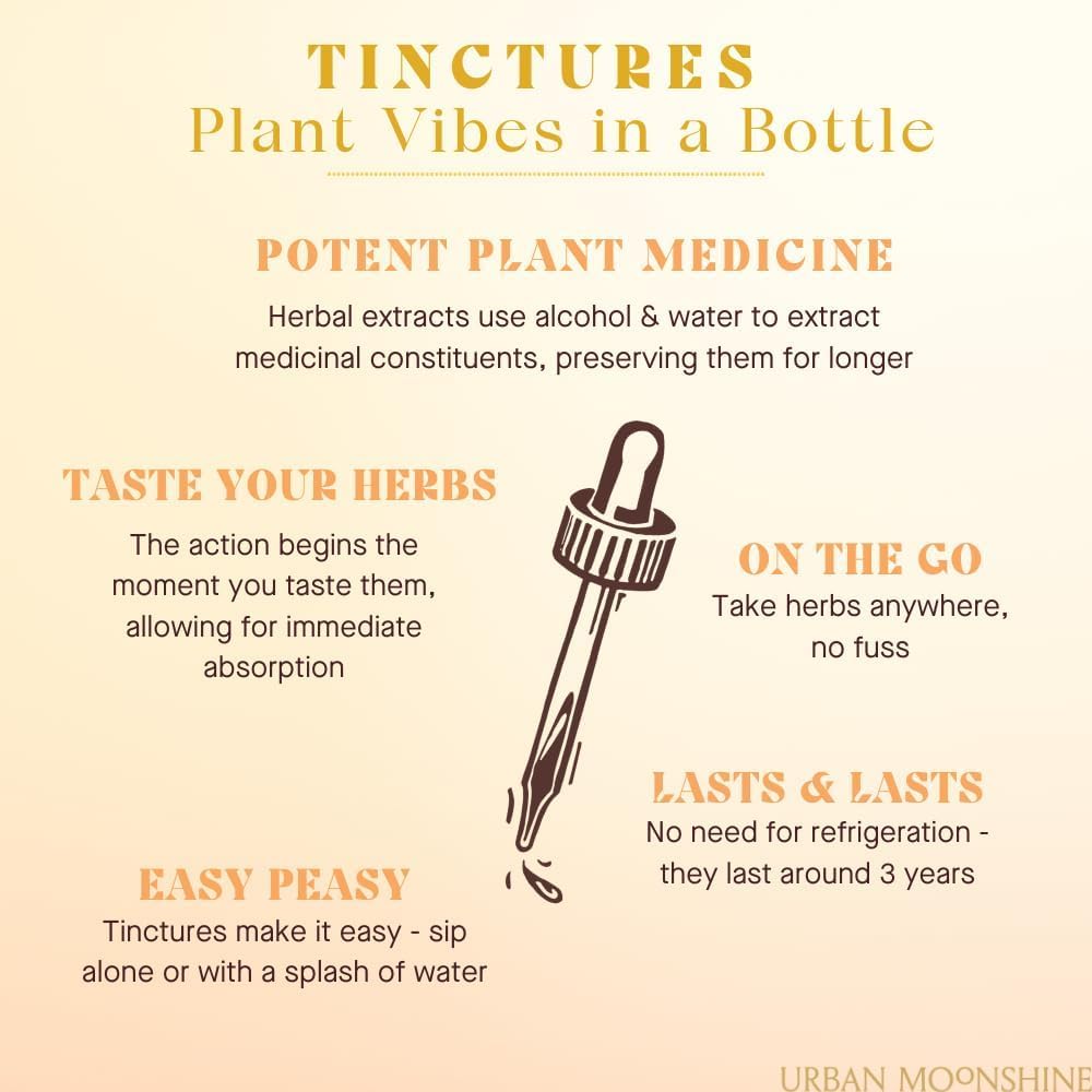 Urban Moonshine Citrus Digestive Bitters - Debloat - Gut Health - Appetite Regulation - Digestive Support - Certified Organic - Dandelion Root - Burdock Root - Citrus - 8 Fl Oz