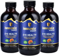 Immunia Vision. Lutein, Wild Blueberry, and Elderberry Concentrate. Eye Health Antioxidant Supplement. Concentrated Formula. Delicious Taste. 5 ml/Day. (3-Pack)