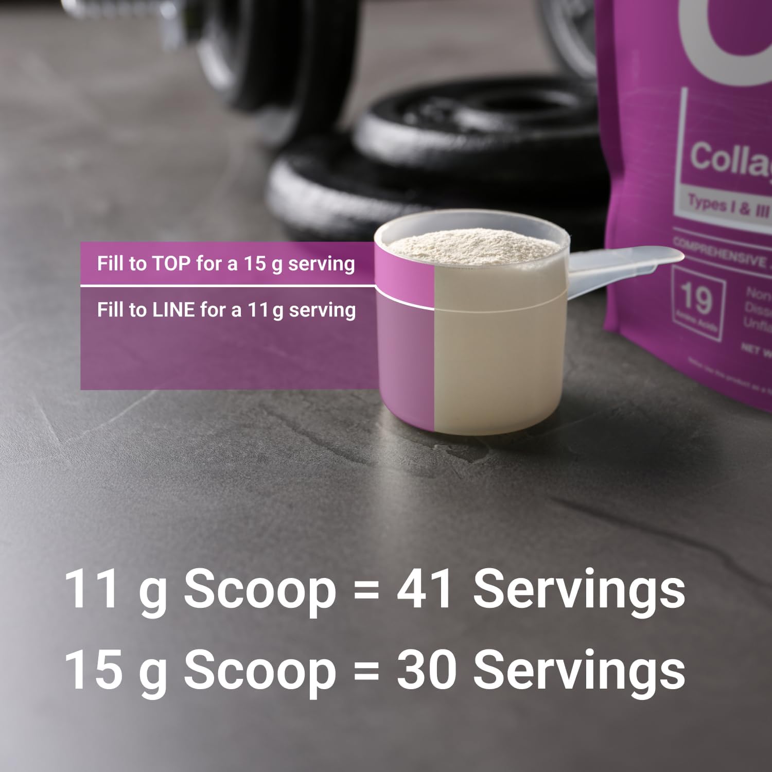 Essential Elements Hydrolyzed Collagen Powder - Joint, Skin, Hair, and Nail Support | Types I & III Peptides | Preservative-Free, Grass-Fed, Hormone-Free, Dissolves Easily (2-Pack)
