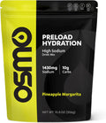 Osmo Preload Hydration Pre Workout Powder - Includes High Sodium Bicarbonate, Magnesium, Potassium, Carbs & Vitamins, Cane Sugar, Natural Ingredients, Beat Cramps & Dehydration - Pineapple Margarita