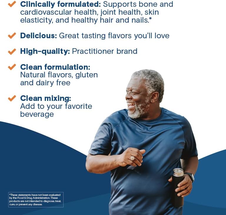Bariatric Fusion Strawberry Banana Multi Collagen Protein Powder | Plus Joint Support Complex of MSM and Glucosamine | Dairy, Gluten & Soy Free | Non-GMO | 30 Servings