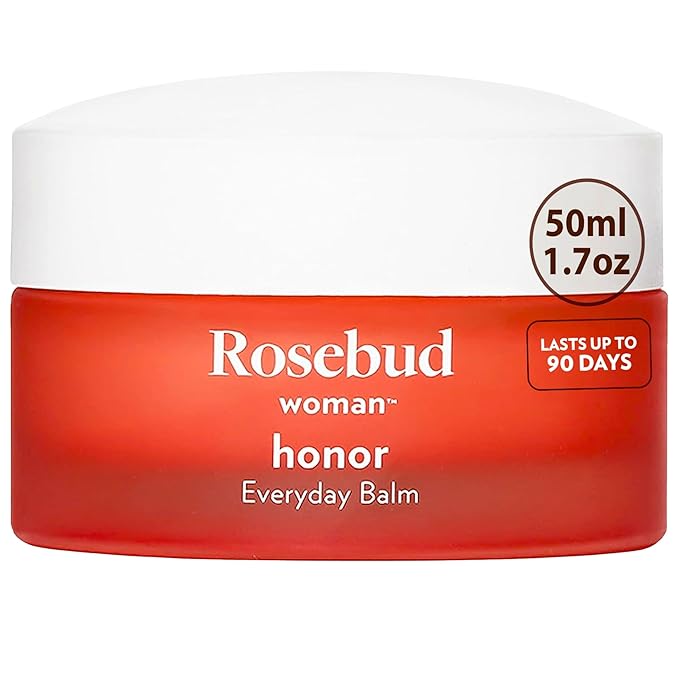 Rosebud Woman Honor Vaginal Moisturizer Balm – Natural Feminine Care for Dryness, Irritation & Itch Relief – Hormone-Free, Organic, OB/GYN-Approved Intimate Hydration (90-Day Supply)