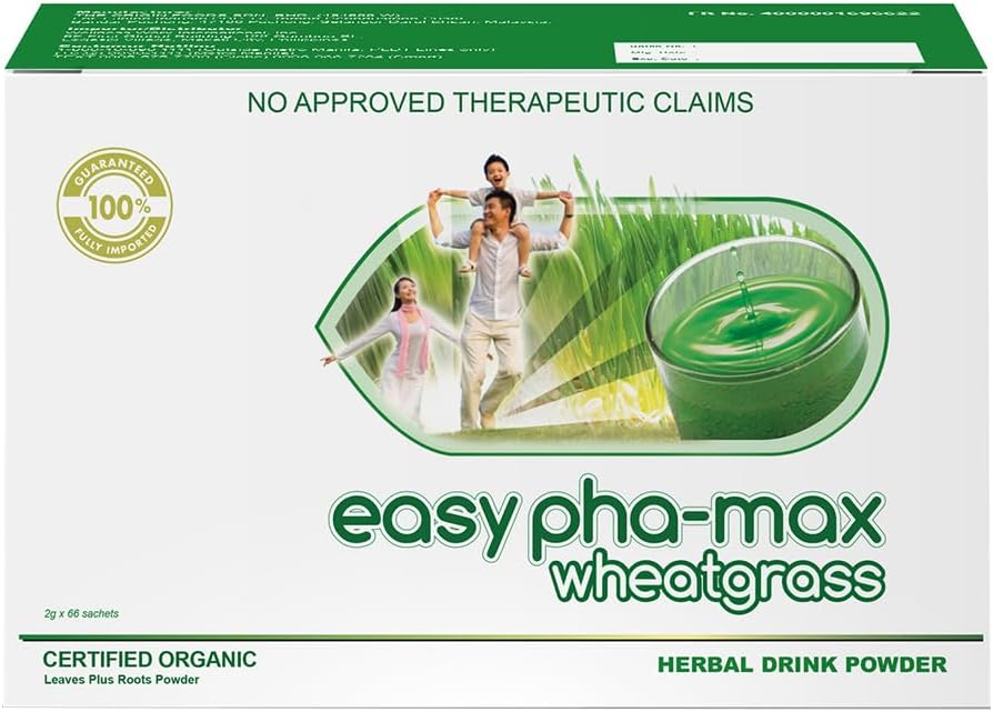Organic Wheatgrass Powder – 100% Whole Plant with Leaves & Roots | Cold-Processed for Nutrient Retention, 100+ Vitamins, Amino Acids & Enzymes | Non-GMO & Soil-Free | 66 Travel-Ready Sachets