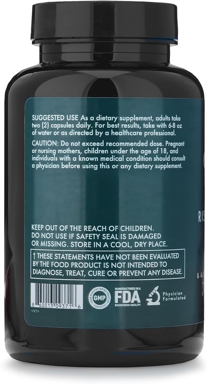 Cloud9 Rise & Unwind AM – Morning Wellness Supplement for Energy, Focus & Vitality Support – Daily Balance with Adaptogens, Brain Health Support & Hydration – Made in USA – 60 Capsules
