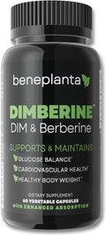 DIM & Berberine, High Purity Enhanced Absorption Formula - 60 Capsules