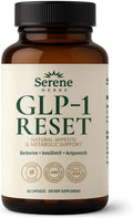 Serene Herbs GLP-1 Supplement for Women & Men - Hunger & Metabolism Support with Berberine, InnoSlim, Actiponin - Natural GLP1 Booster to Support Appetite, Digestion & Gut Health - Vegan - 60 Capsules