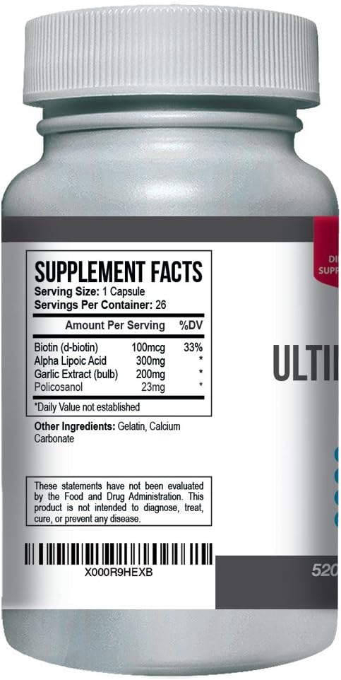 Ultimate PAGG Stack™ 4 Hour Body by Tim Ferriss - Policosanol, Alpha Lipoic Acid, Green Tea Flavonols, Garlic Extract