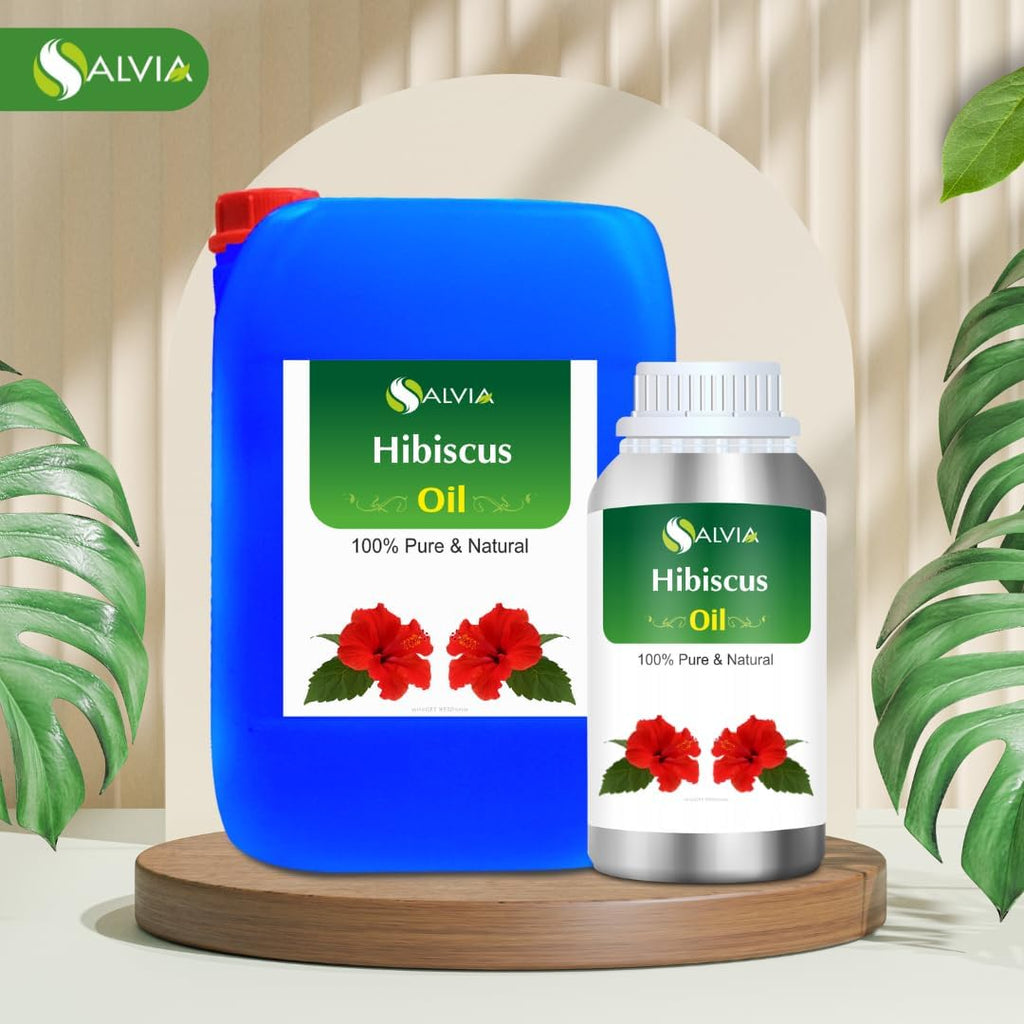 Hibiscus (Hibiscus Sabdariffa L) Essential Oil Pure Uncut Undiluted Cold Pressed Herbal Premium Aromatherapy Oil - 250ML/ 8.45fl oz