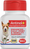 Antinol Plus, Mobility, Hip, and Joint Supplement for Dogs, Green-Lipped Mussels and Krill Oil - Dog Joint Supplement, Better and Faster Than Glucosamine and Chondroitin, 90 Soft Gels