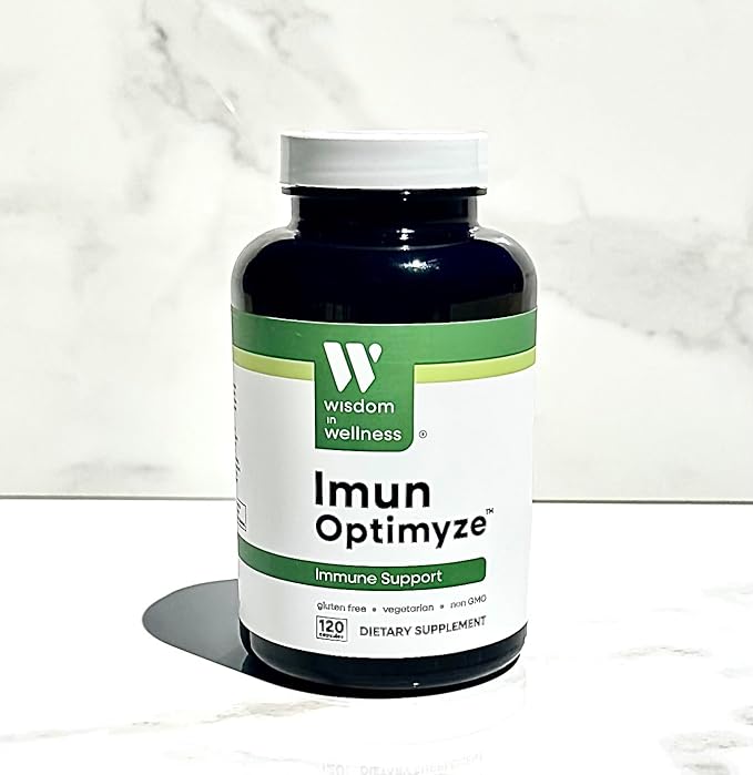 Immune OPTIMIZE - Immune System Support Supplement - 120 Capsules - Balance Complex for Immune Support - Multi Vitamin Supplement Capsules for Adults - Gluten Free and Non GMO Supplement