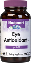 Bluebonnet Eye Antioxidant Lutein & Zeaxanthin Supplement - Vitamin A, Taurine, Zinc, Bilberry Extract Herbal Supplements - Non-GMO, Gluten-Free Eye Care for Women & Men - 120 Vegetable Capsules