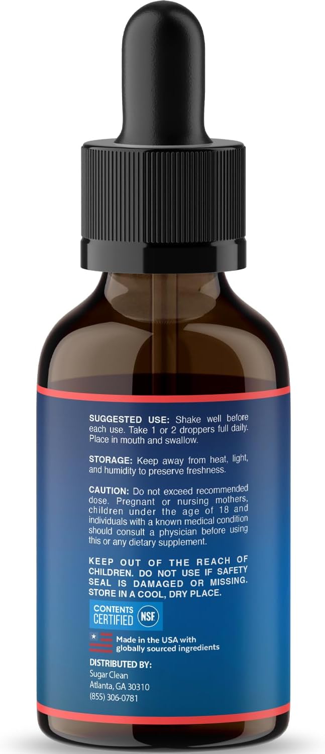 (3 Pack) Sugar Clean - Official SugarClean Drops, Advanced Blood Formula Support Supplement - Maximum Strength, Natural Droppers for Overall Health & Wellness Reviews, 3 Bottles for 3 Months