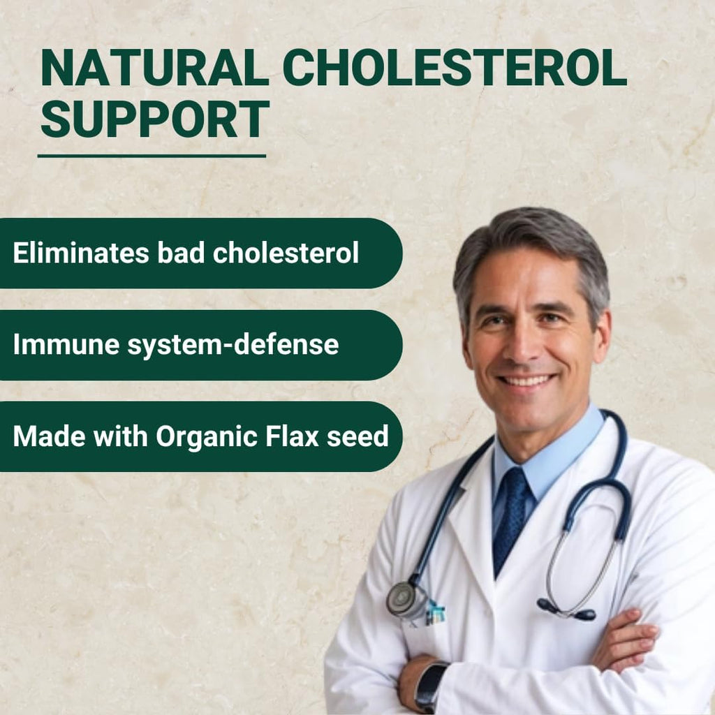 NEW ROOTS HERBAL Plant Sterols and Sterolins Supplement with Organic Flaxseed | Stanols or Phytosterols for Cholesterol Support with Source of Omega-3s (120 Softgels)